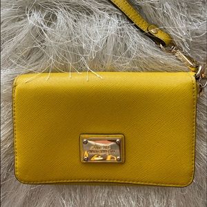 Michael Kors zipper wallet yellow